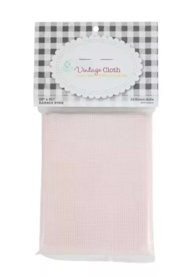 Barely Pink-14 Count Evenweave 19x21"