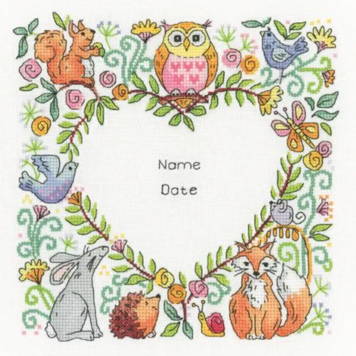 "Celebration" by Karen Carter - from the English brand Heritage Crafts - cross-stitch kit (price for the set)