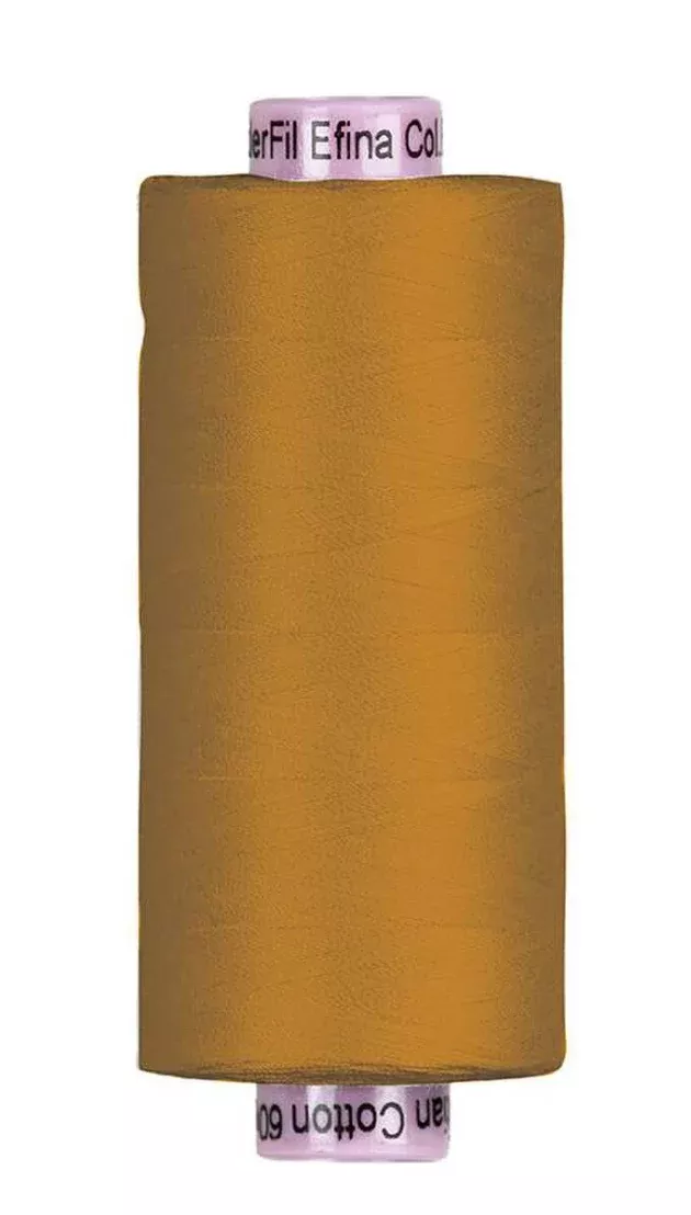 Confetti Cotton Thread-Butterscotch-60 wt-2ply-1500 yards