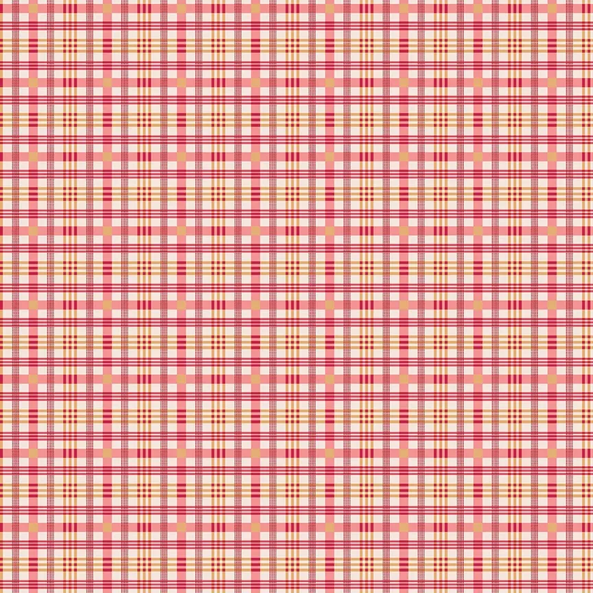 "Farmer's Daughter" Plaid Tea Roseby Lori Holt of Bee in My Bonnet for Riley Blake