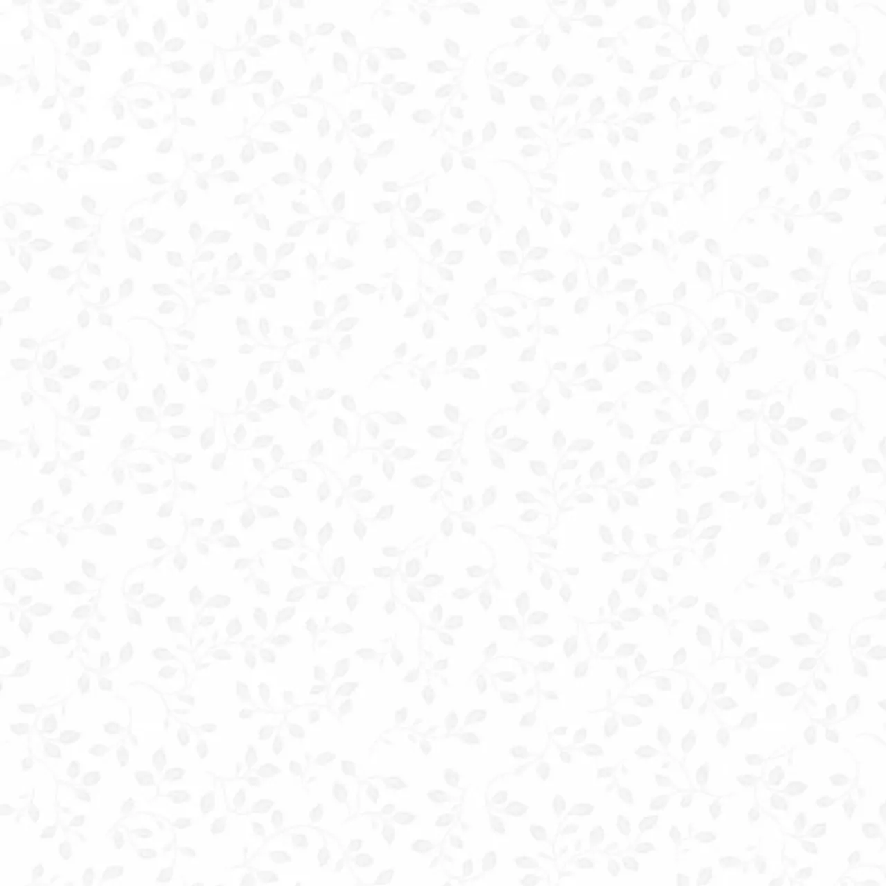 -Henry Glass Folio BasicsTonal vining foliage -7755-01 White