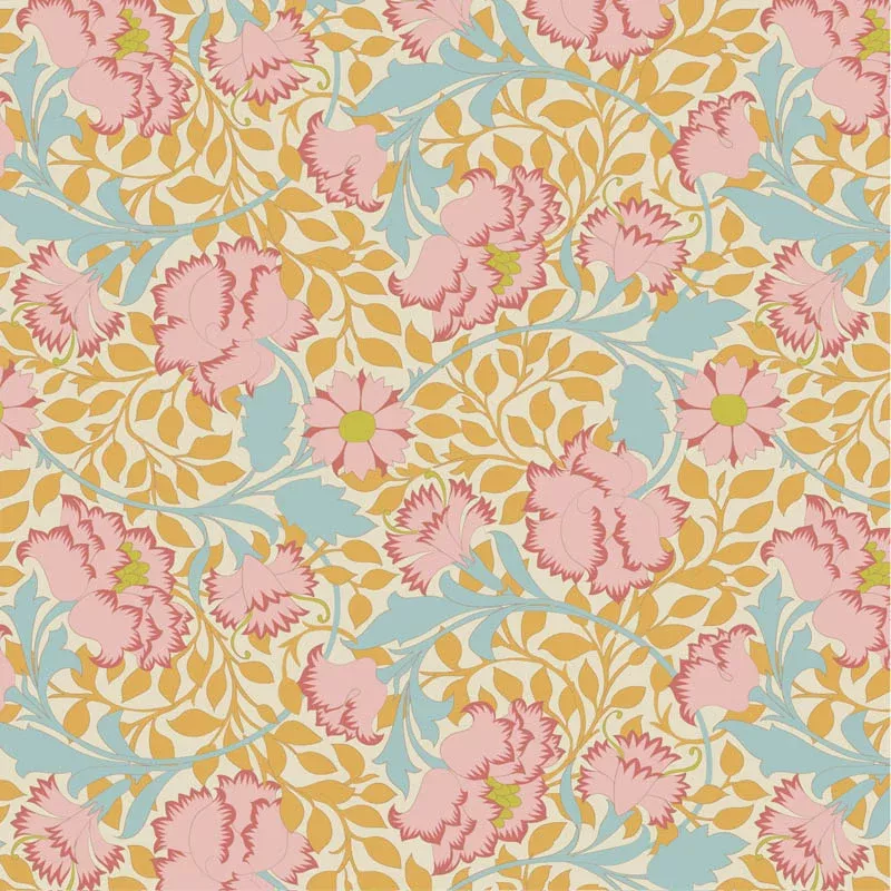 "Songbird"-Flora-Mustard by Tone Finnanger for Tilda