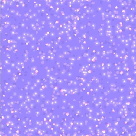 SPECIALTY FABRICS: Tossed Petals on Purple:Pixies & Petals by Salt Meadow Studios for Henry Glass.Glow in the Dark Fabric